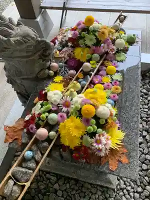 滑川神社 - 仕事と子どもの守り神の手水舎