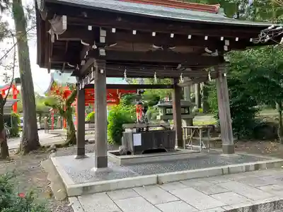 針綱神社の手水舎