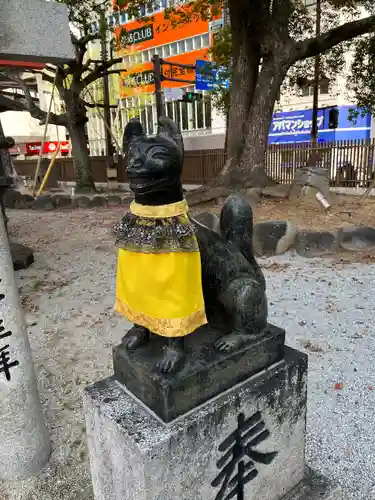 今益稲荷神社の狛犬