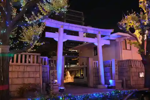 難波神社の鳥居