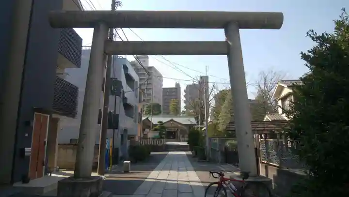 天祖諏訪神社の鳥居