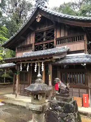 走田神社の本殿・本堂