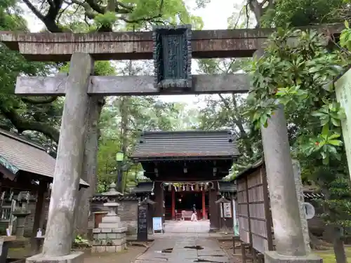 赤坂氷川神社の鳥居