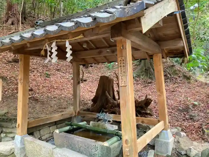 星田妙見宮の手水舎