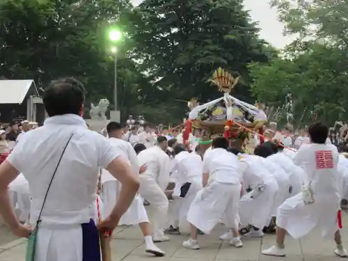 釧路一之宮 厳島神社のお祭り