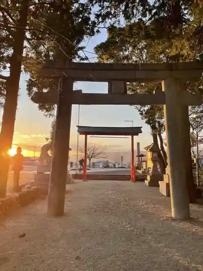 積田神社の鳥居