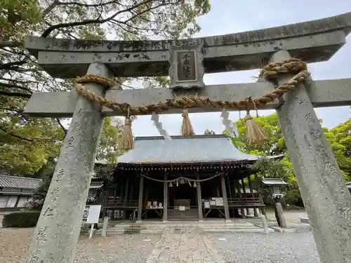 千栗八幡宮の鳥居