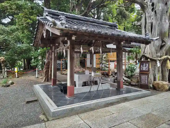 伊古奈比咩命神社の手水舎
