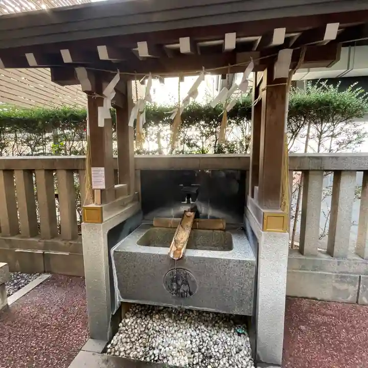 朝日神社の手水舎