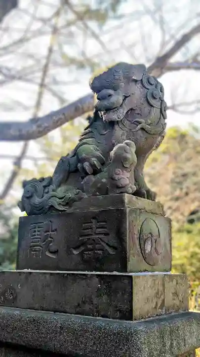 検見川神社の狛犬