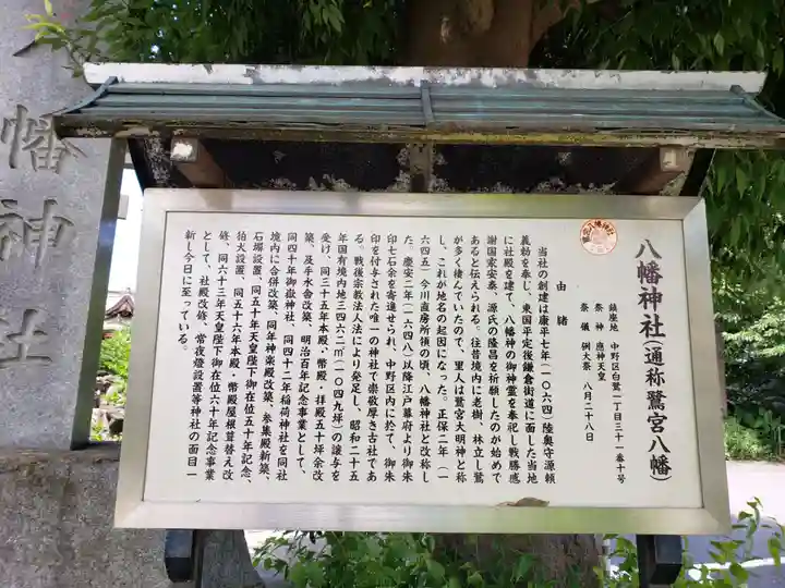 鷺宮八幡神社の歴史