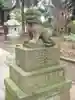 峯ヶ岡八幡神社の狛犬