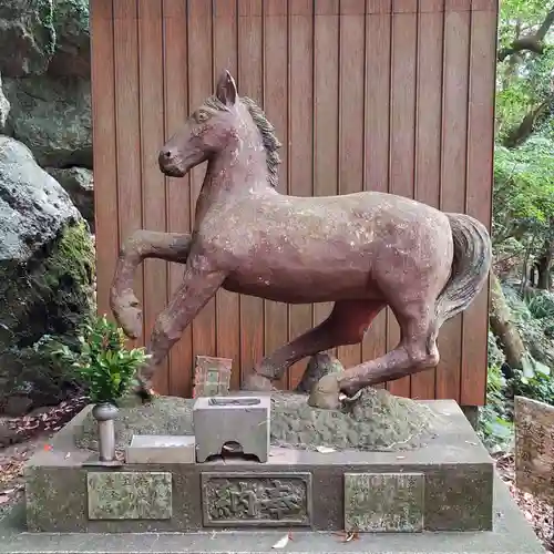 猿場稲荷神社の狛犬