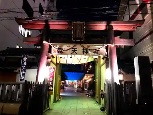 露天神社（お初天神）の鳥居