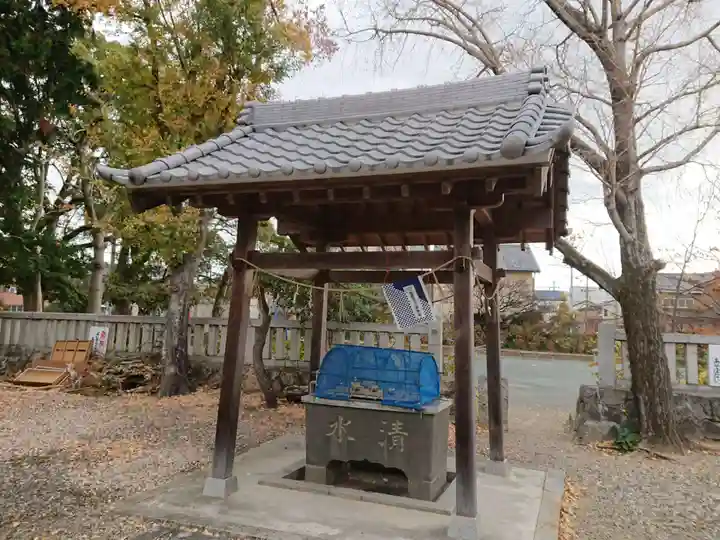 羽田上神社の手水舎
