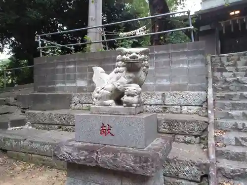 別所白山神社の狛犬