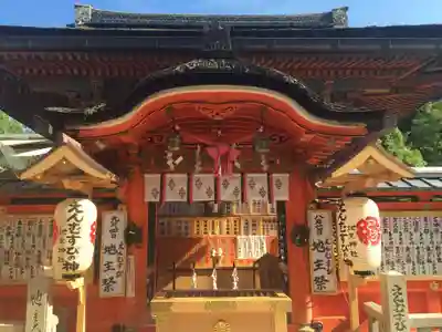 地主神社の本殿・本堂