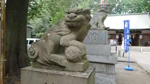 下高井戸八幡神社の狛犬