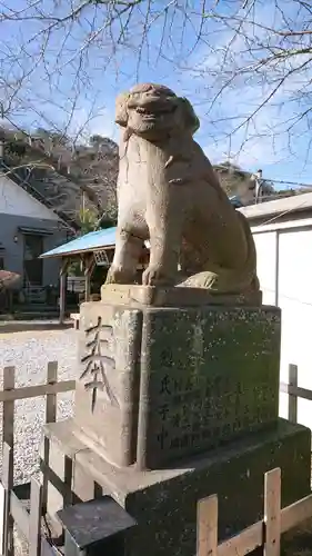 走水神社の狛犬