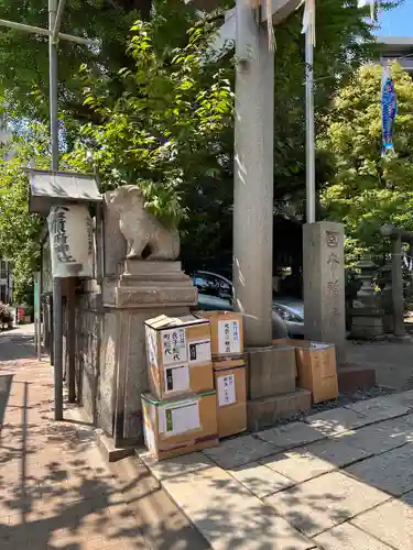 小野照崎神社の狛犬