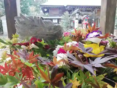 滑川神社 - 仕事と子どもの守り神の手水舎