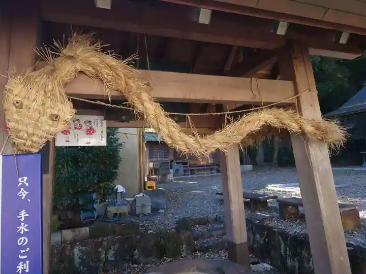 新羽杉山神社の手水舎