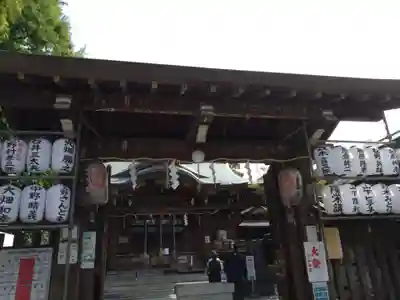 下谷神社の山門・神門