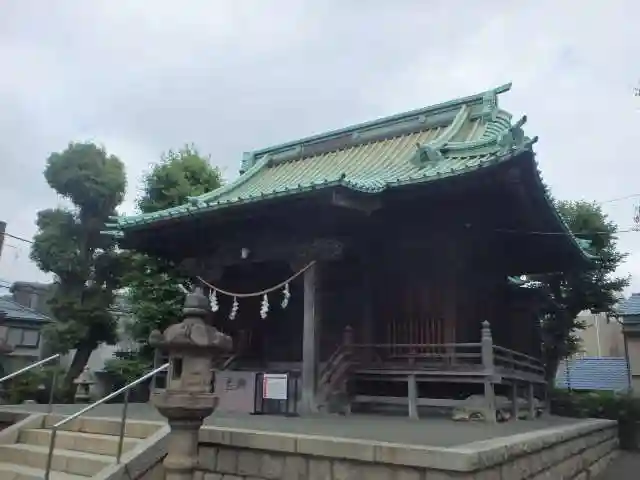 上平間八幡大神の本殿・本堂