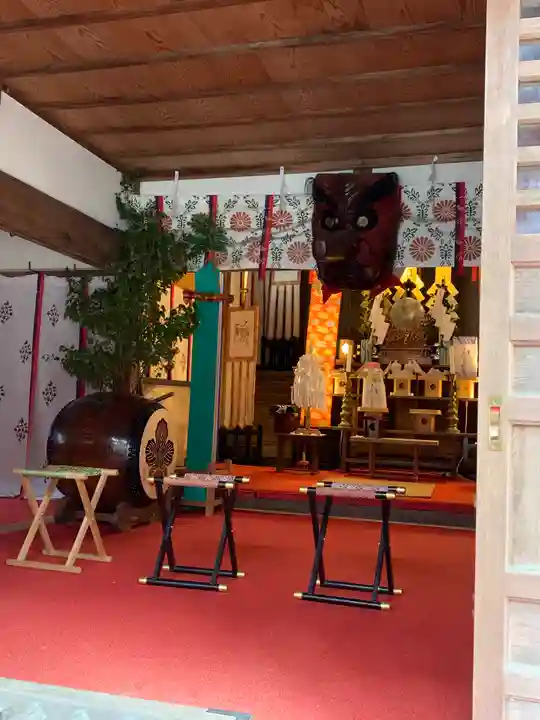 小川諏訪神社の本殿・本堂