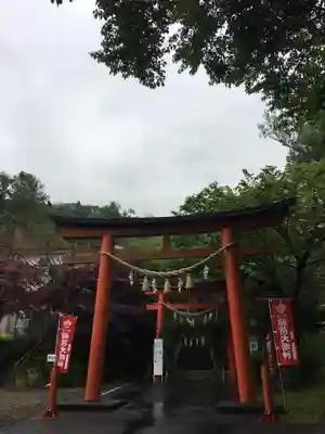 虻田神社の鳥居