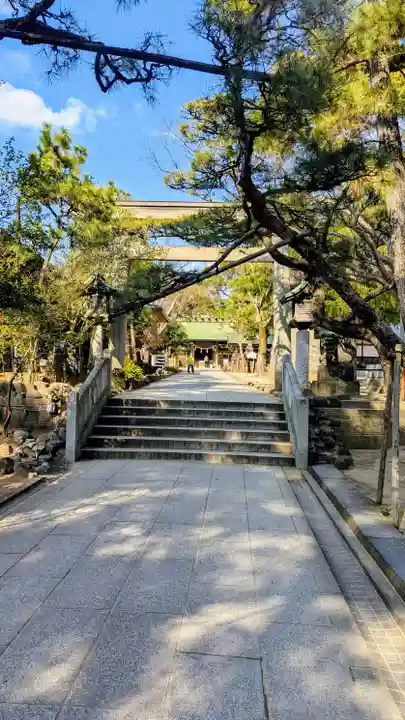 意富比神社の鳥居