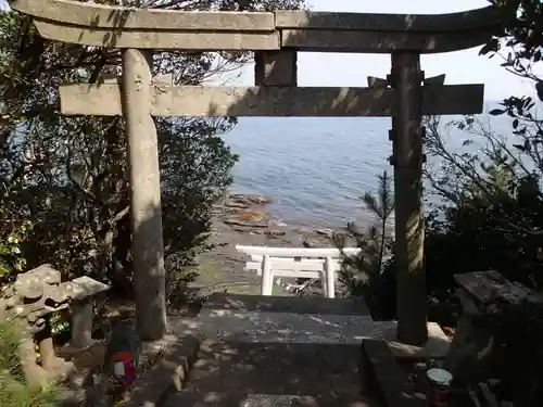 胡禄神社の鳥居