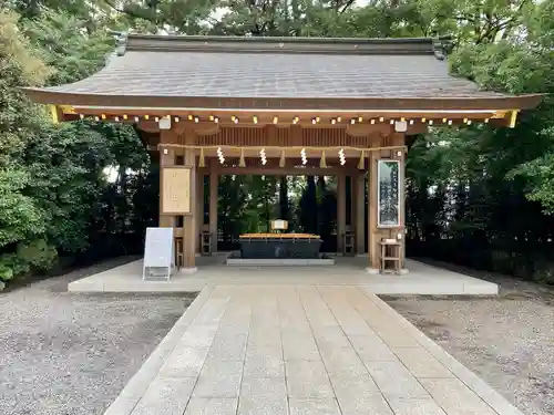寒川神社の手水舎