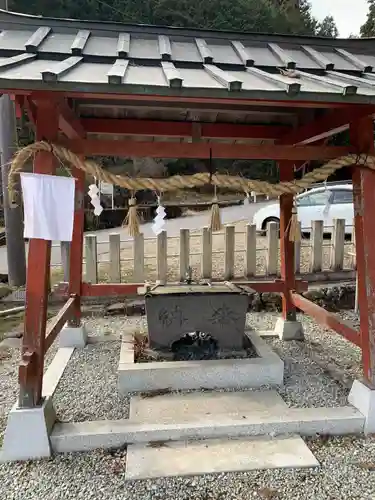 田口水分神社の手水舎