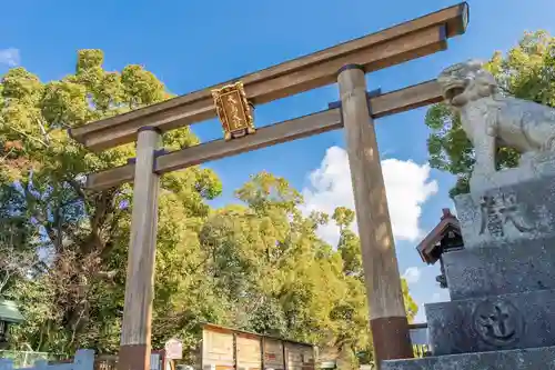 和泉國一之宮　大鳥大社の鳥居