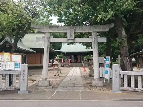 新曽氷川神社の鳥居