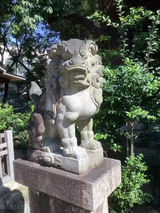 蝮ヶ池八幡宮の狛犬