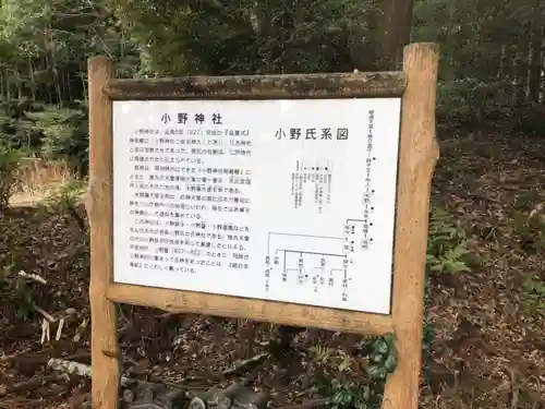 小野神社の歴史