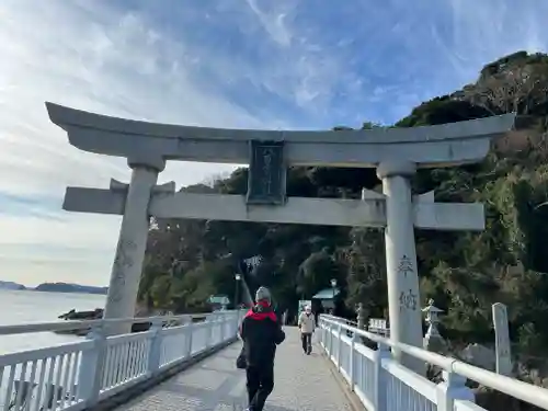 八百富神社の鳥居