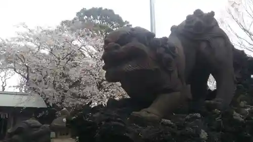 前原御嶽神社の狛犬