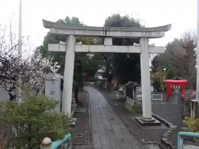 町田天満宮の鳥居