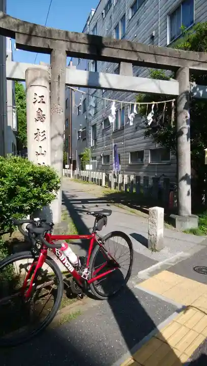 江島杉山神社の鳥居