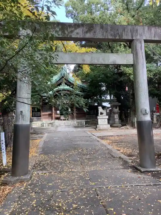 闇之森八幡社の鳥居