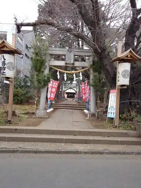 下高井戸八幡神社の鳥居