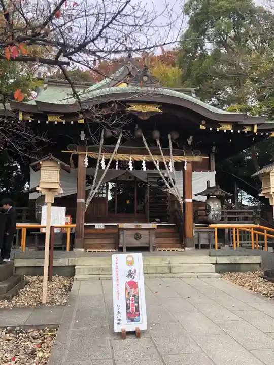 鎮守氷川神社の本殿・本堂