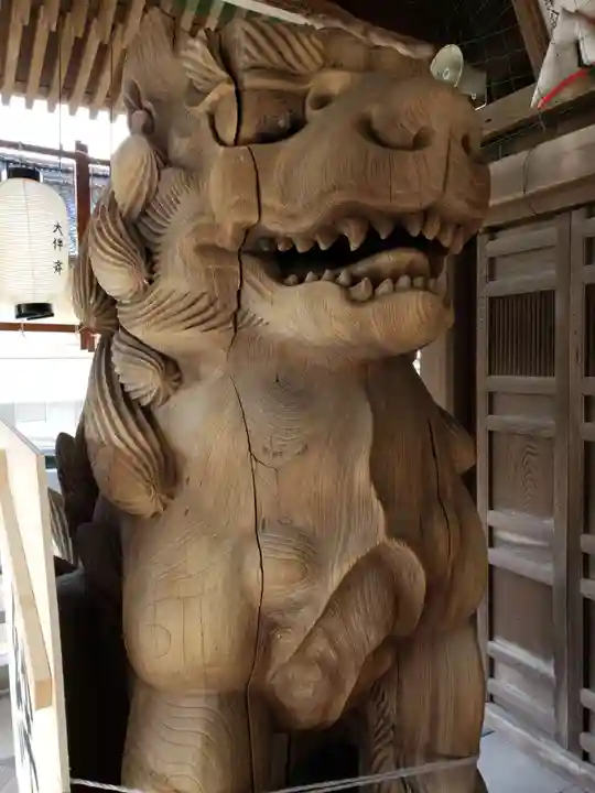 放生津八幡宮の狛犬