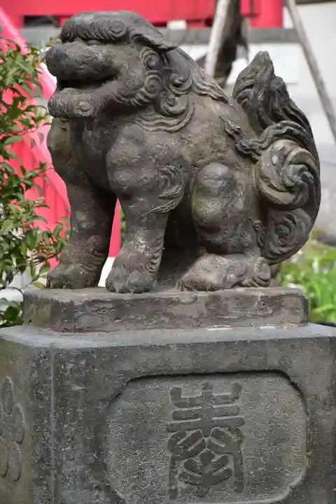 成子天神社の狛犬