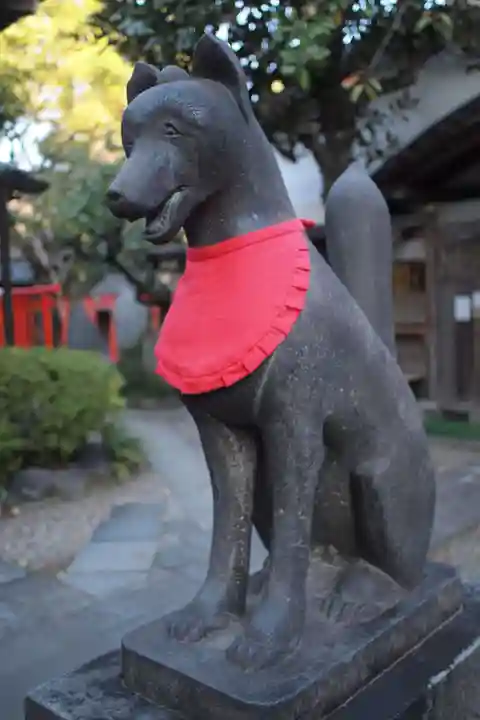 三囲神社の狛犬