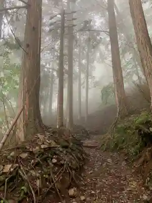 七面山敬慎院の周辺