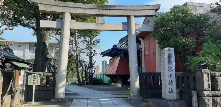 麻布氷川神社の鳥居